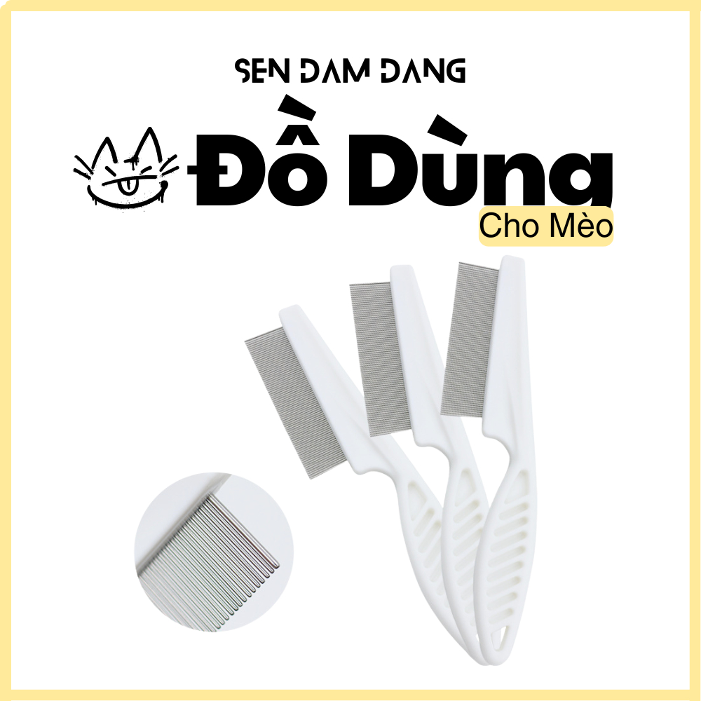 Lược Chải Lông Ve Rận Cho Cún Mèo - 14cm