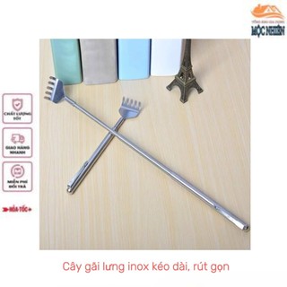Cây gãi lưng chất liệu inox kéo dài, rút gọn - tiện dụng, siêu bền