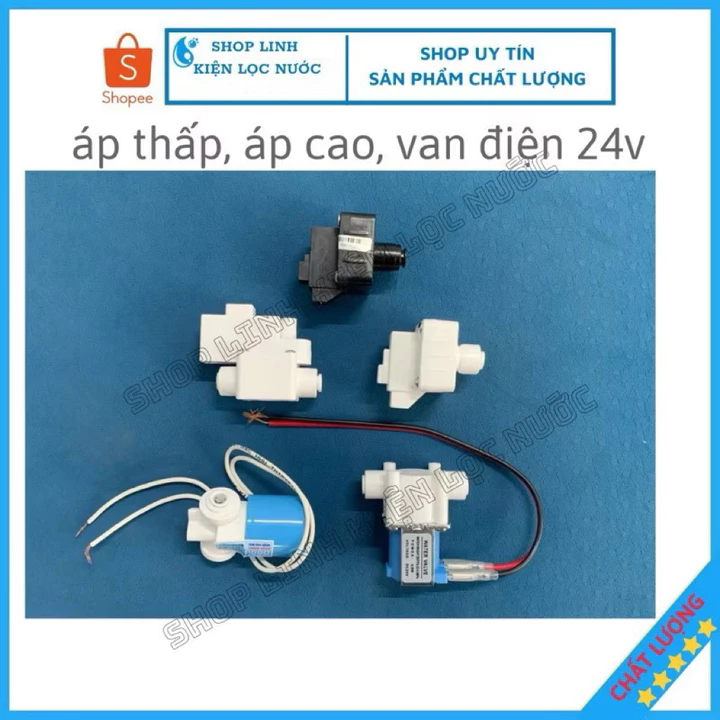 áp thấp, áp cao, van điện các loại cho máy lọc R.O