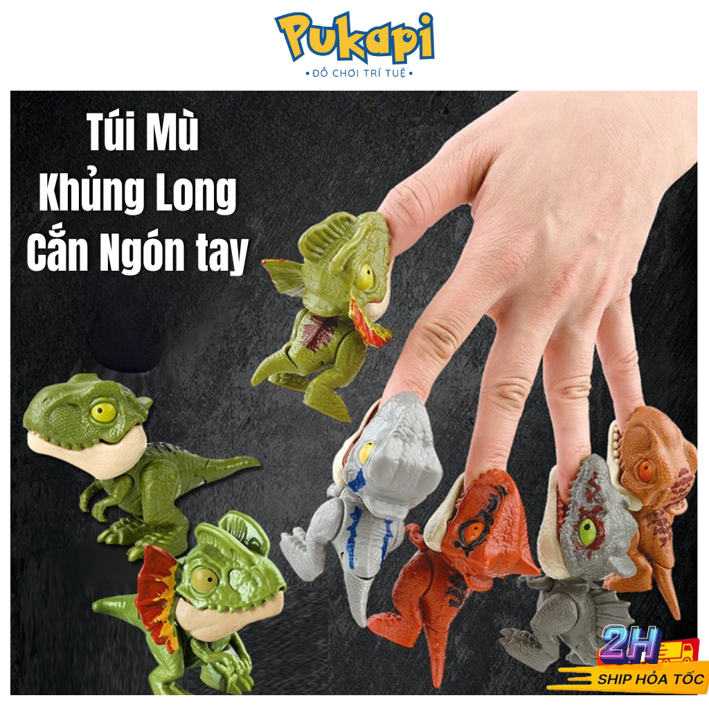 Khủng Long Cắn Tay Khủng Long Mini Túi Mù Cho Bé Hot Trend Đáng Yêu - Đồ Chơi Cho Bé PUKAPI