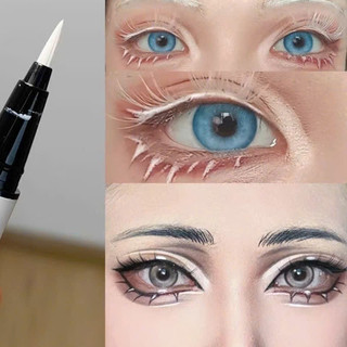 bút kẻ mắt eyeliner màu trắng hóa trang