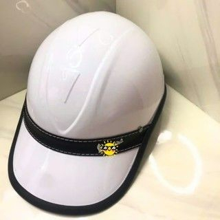 Mũ Bảo Hiểm Lưỡi Trai Đai Da Thêu Chữ, Thiết Kế Thời Trang, Xu Hướng Năm Nay
