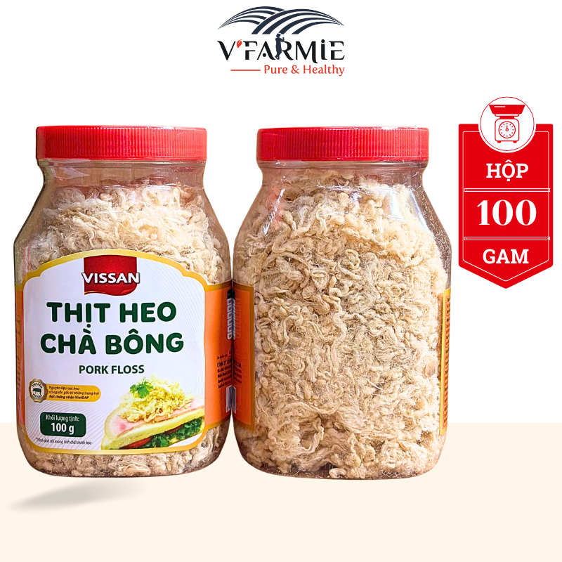 Thịt heo chà bông Vissan hũ 100g