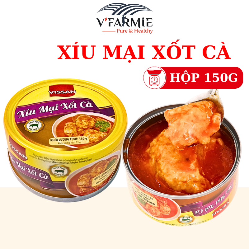 Xíu mại xốt cà Vissan hộp 150g
