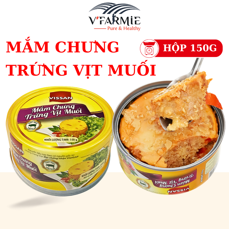 Mắm chưng trứng vịt muối Vissan hộp 150g