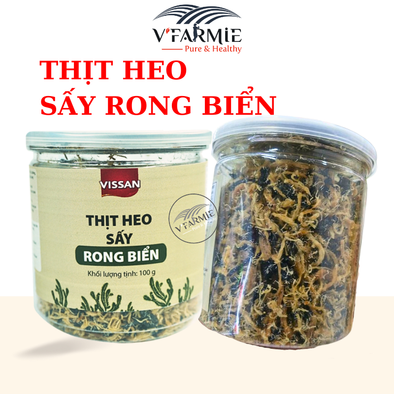 Thịt heo sấy rong biển Vissan hũ 100g/200g