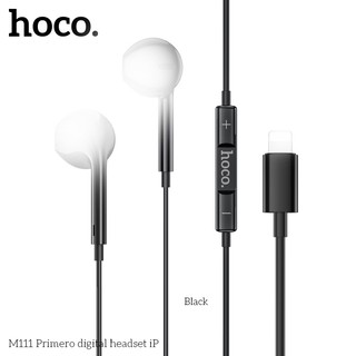 Tai nghe có dây chân LN Hoco M111 / M111 Max cho Táo 14 Seri trở xuống, Không cần bật Bluetooth, Hỗ trợ đàm thoại (Trắng