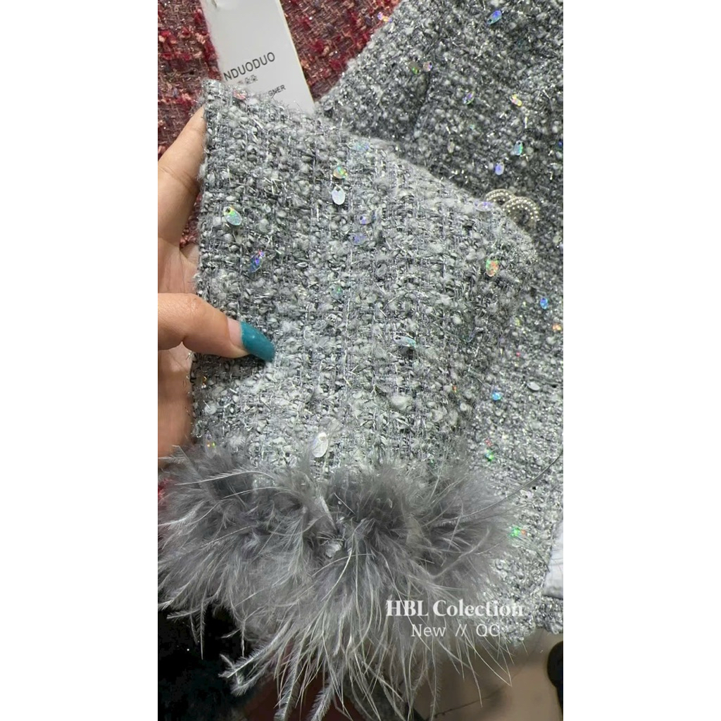𝑺𝒔𝒖.𝑺𝒕𝒖𝒅𝒊𝒐// ÁO DẠ BLING BLING TAY LÔNG TAG SENDUODUO SIU HOT