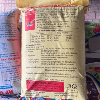 [1kg] PHÂN BÓN NPK 20-20-15+TE CÒ PHÁP 3 MÀU CHÍNH HÃNG CON CÒ PHÁP Phú hợp với mọi loại cây trồng