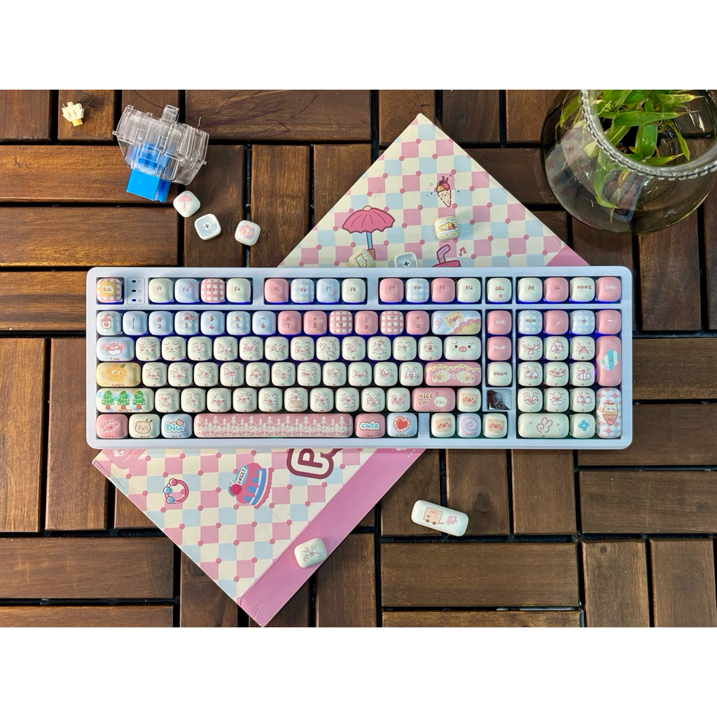 Bàn phím cơ Leobog Hi98C Pro: Nhôm CNC, 3 kết nối, LED RGB, Hotswap, bảo hành 12 tháng. | BigBuy360 - bigbuy360.vn