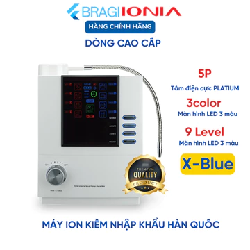 [Máy Nhập Khẩu Hàn Quôc - Miễn Phí Lắp Đặt] Máy Lọc Nước Điện Giải Ion Kiềm IONIA 5 Tấm Điện Cực X-Blue cho pH từ 5-10