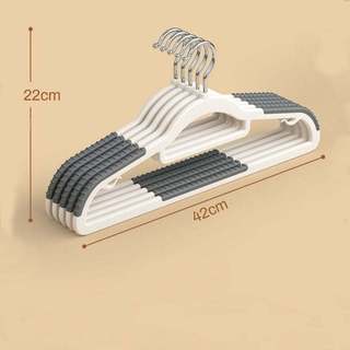 Combo 40 móc treo quần áo nhựa dẻo chống trượt xoay 360 độ đa năng bền nhẹ tiện dụng