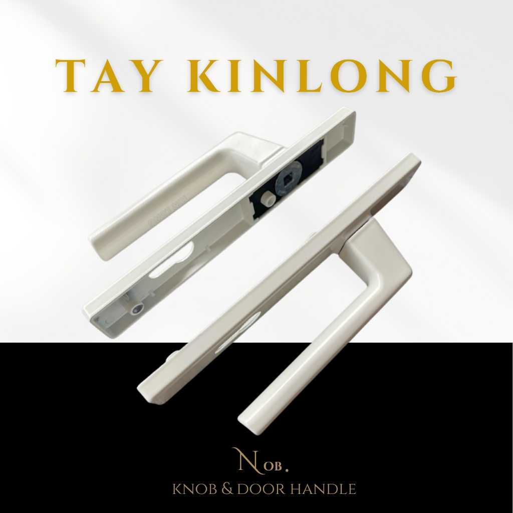 Bán lẻ cặp tay nắm khoá Kin Long màu Đen, Trắng, Xám ghi | Shopee Việt Nam