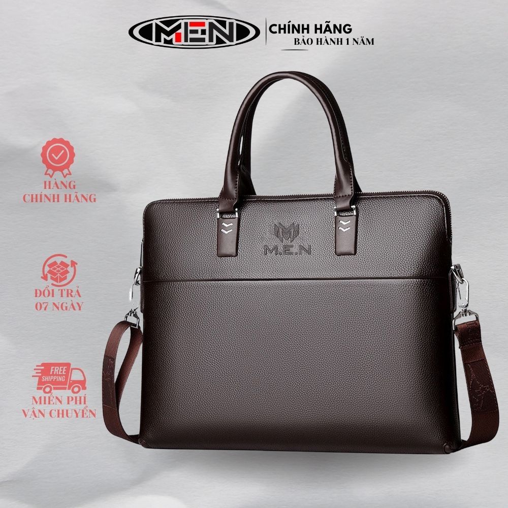 Túi xách tay đeo chéo nam cao cấp doanh nhân M.E.N vip 07 đựng laptop 15 -16 inch GSR [HÌNH THẬT]