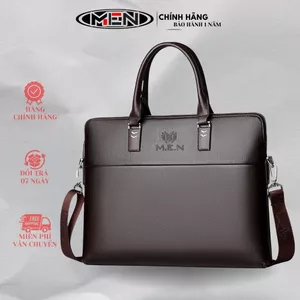 Túi xách tay đeo chéo nam cao cấp doanh nhân M.E.N vip 07 đựng laptop 15 -16 inch GSR [HÌNH THẬT]