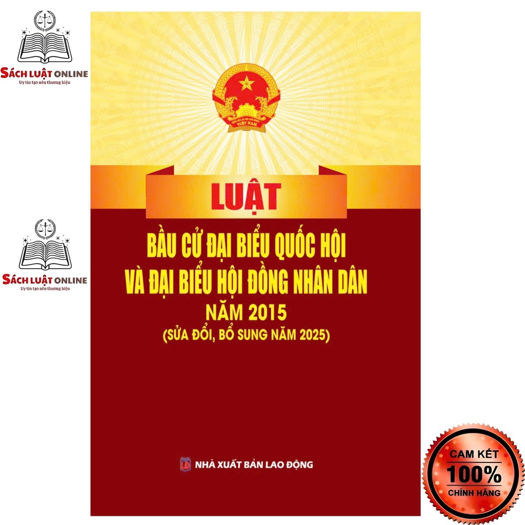 Sách - Luật bầu cử đại biểu quốc hội và đại biểu hội đồng nhân dân (NXB Lao động)