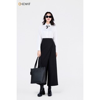 Quần Ống Rộng 𝐂𝐂𝐇𝐀𝐓 Dáng Suông Giả Váy Violet Chất Liệu Tuytsi Cao Cấp 15QDS2036ST
