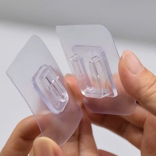 Combo 3 Miếng dán tường thay thế kiểu dáng chữ U siêu dính, gồm 2 loại lồi và lõm, dùng cho kệ dán tường