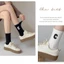 Combo 10 đôi Tất cổ cao nữ nam chữ C, chất liệu cotton co giãn thoáng khí, êm ái và ấm áp