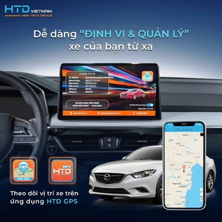 HTD Android Box D12 SE dành cho ô tô, tặng kèm Vietmap Live Plus 2N, Sim 4G