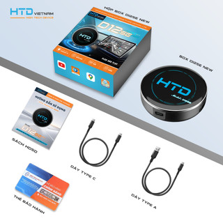 HTD Android Box D12 SE dành cho ô tô, tặng kèm Vietmap Live Plus 2N, Sim 4G