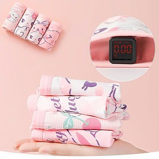Đồ LóT Bé GáI 4 ChiếC HọA TiếT HoạT HìNh ThoáNg MáT Dễ ChịU QuầN Xì Bé GáI QuầN LóT