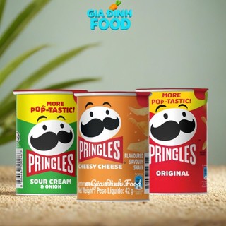 Sanck Khoai tây Pringles vị tự nhiên/ Kem hành/ Phô mai - 42g