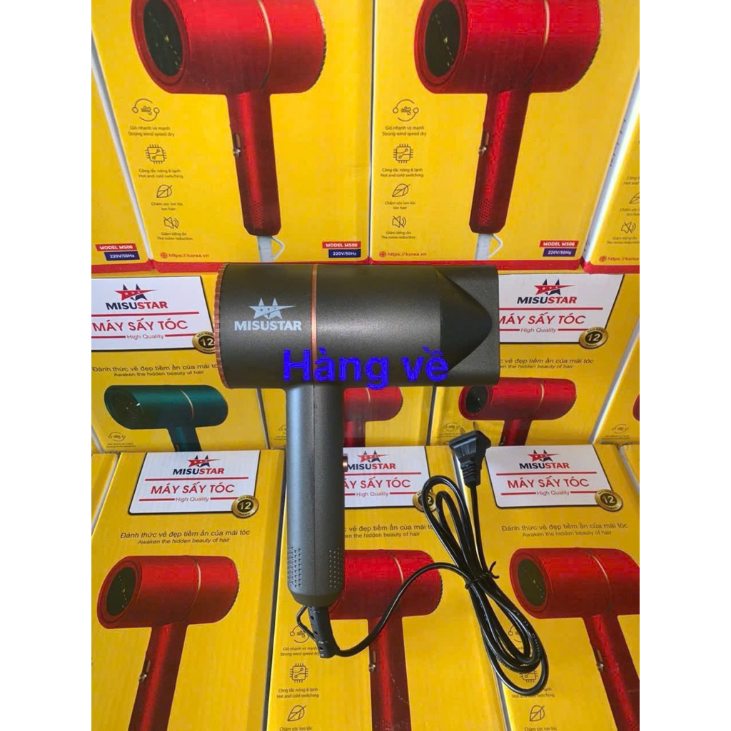 XẢ KHO giảm 50% Máy Sấy Tóc Tạo Kiểu Đa Năng 2 Chiều Nóng Lạnh Misutar Nhanh Khô Công Suất Lớn3 Chế Độ Sấy Chăm Sóc Tóc
