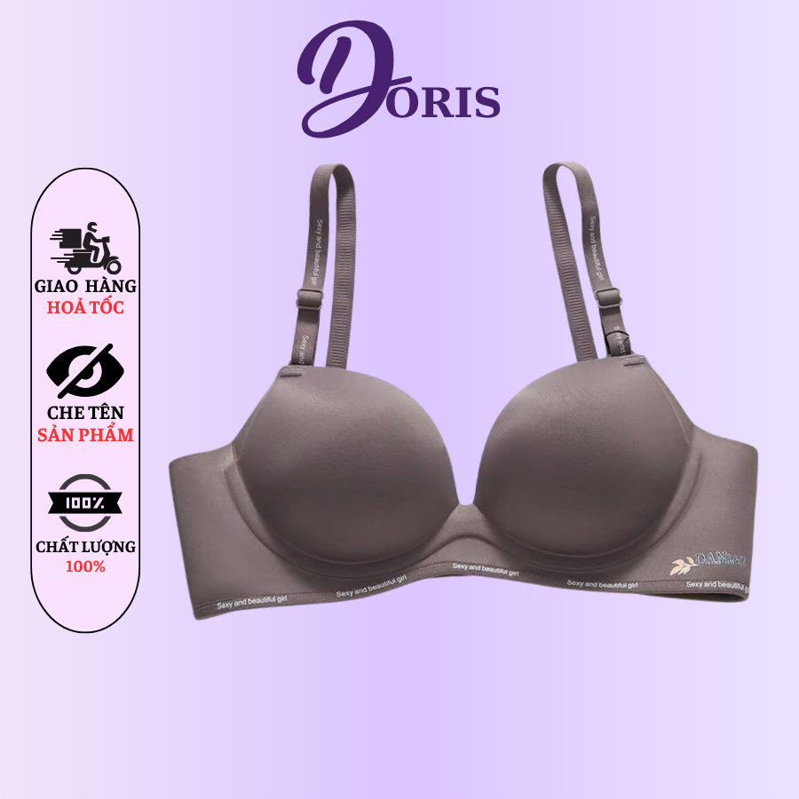 Áo Ngực Nữ Su Trơn Không Gọng Tạo Dáng Tự Nhiên Thoáng Khí, Mềm Mịn DORIS A525