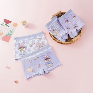 Đồ LóT Bé GáI 4 ChiếC HọA TiếT HoạT HìNh ThoáNg MáT Dễ ChịU QuầN Xì Bé GáI QuầN LóT