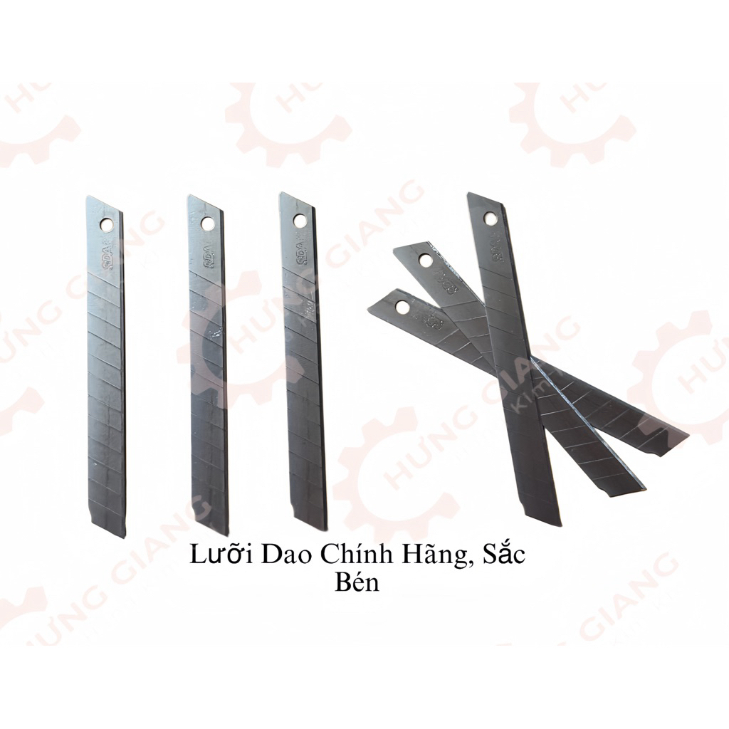 [CHÍNH HÃNG] 50 Lưỡi Dao Rọc Giấy Nhỏ SDI 9mm Hàng Việt Nam
