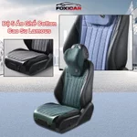 [GIÁ XƯỞNG ƯU ĐÃI] Bộ 5 Áo Ghế Cotton cao su Lamous Da đáy 2 lớp chất lượng cao sang trọng tặng kèm gối tựa đầu-FOXICAR — ảnh 1