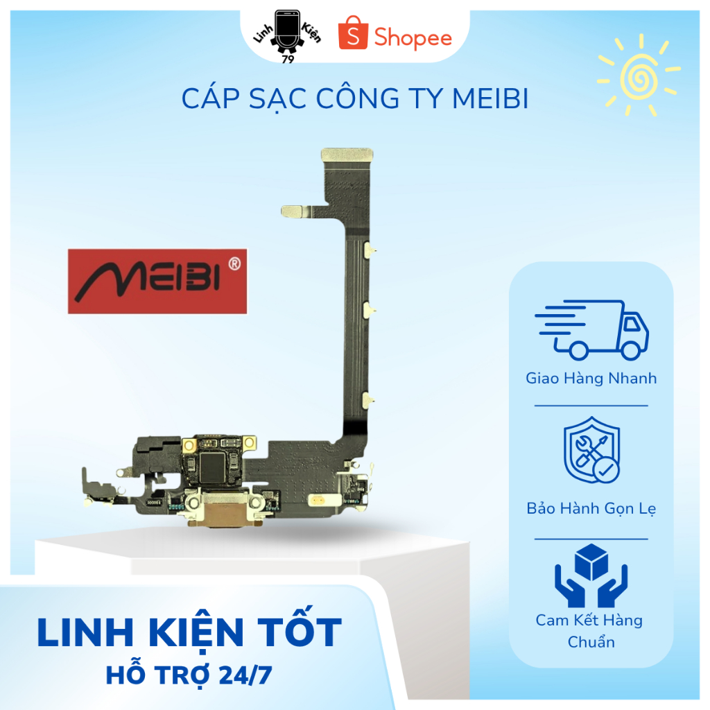 Cáp Chân Sạc Meibi Tương Thích Với 11Pro-11ProMax , Bảo Hành 6 Tháng ...