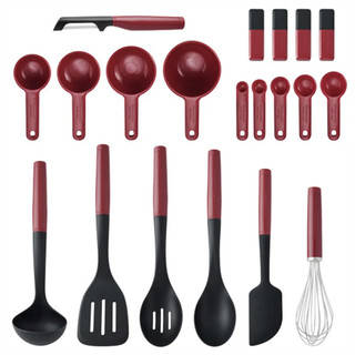 HCM Bộ 20 món Dụng Cụ nhà bếp KitchenAid màu Đỏ KQG494BXERG cao cấp GermanySnT 450452