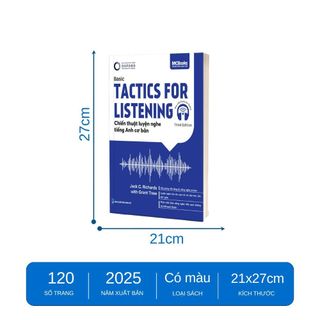 Sách - Tactics for Listening - Basic - Chiến thuật luyện nghe Tiếng Anh cơ bản