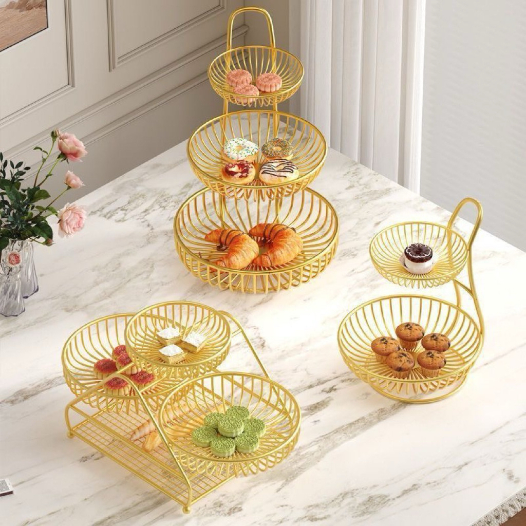 Kệ đựng trái cây, bánh kẹo để bàn tiệc
