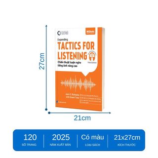 Sách - Combo Tactics For Listening – Chiến Thuật Luyện Nghe Tiếng Anh