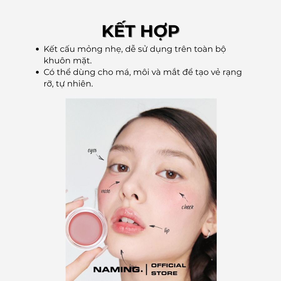 [HÀNG TẶNG KHÔNG BÁN] Keyring Cream Blush - Màu Ruddily