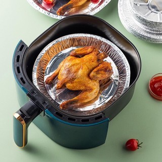Combo 10 Khay bạc dùng cho nồi chiên không dầu, khay bạc nướng thực phẩm - đa năng, tiện dụng