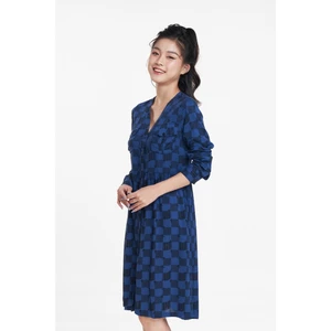Đầm Nữ Tay Dài Caro Dáng Midi N&M Thương Hiệu NINOMAXX 1906041