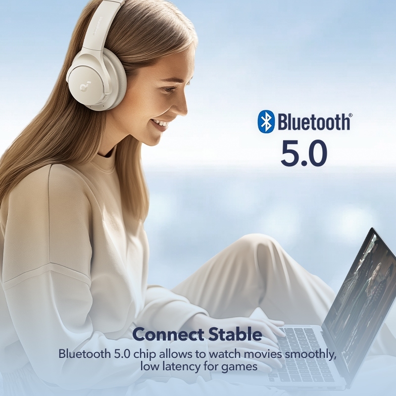Tai nghe Bluetooth chống ồn Anker soundcore Q20i - Âm thanh chất lượng cao, đeo thoải mái, pin lâu tới 40H | BigBuy360 - bigbuy360.vn