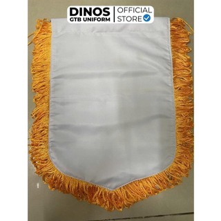 Cờ Lưu Niệm DINOS GTB Trơn Nhiều Màu, Có Tua Rua Trang Trí - Làm Cờ Dẫn Tour, Cờ Thi Đấu/ Vinh Danh