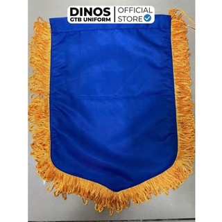 Cờ Lưu Niệm DINOS GTB Trơn Nhiều Màu, Có Tua Rua Trang Trí - Làm Cờ Dẫn Tour, Cờ Thi Đấu/ Vinh Danh