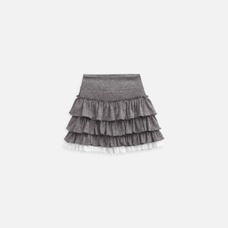 Set Áo Thun Chân Váy Romantica Layered, Chất Vải Thun Gân Thoải Mái ,WSB152, SOME HOW STORE