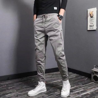 QUẦN JOCGER NAM chất kaki ống bo dáng dài lưng thun mặc đi chơi làm công sở đều được có zip k1