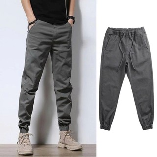 QUẦN JOCGER NAM chất kaki ống bo dáng dài lưng thun mặc đi chơi làm công sở đều được có zip k1