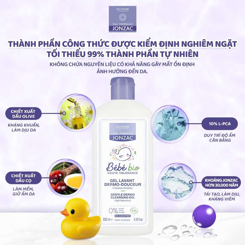 [LIVESTREAM] Gel Tắm Gội Hữu Cơ JONZAC Dành Cho Bé Từ Sơ Sinh (250Ml-500Ml)