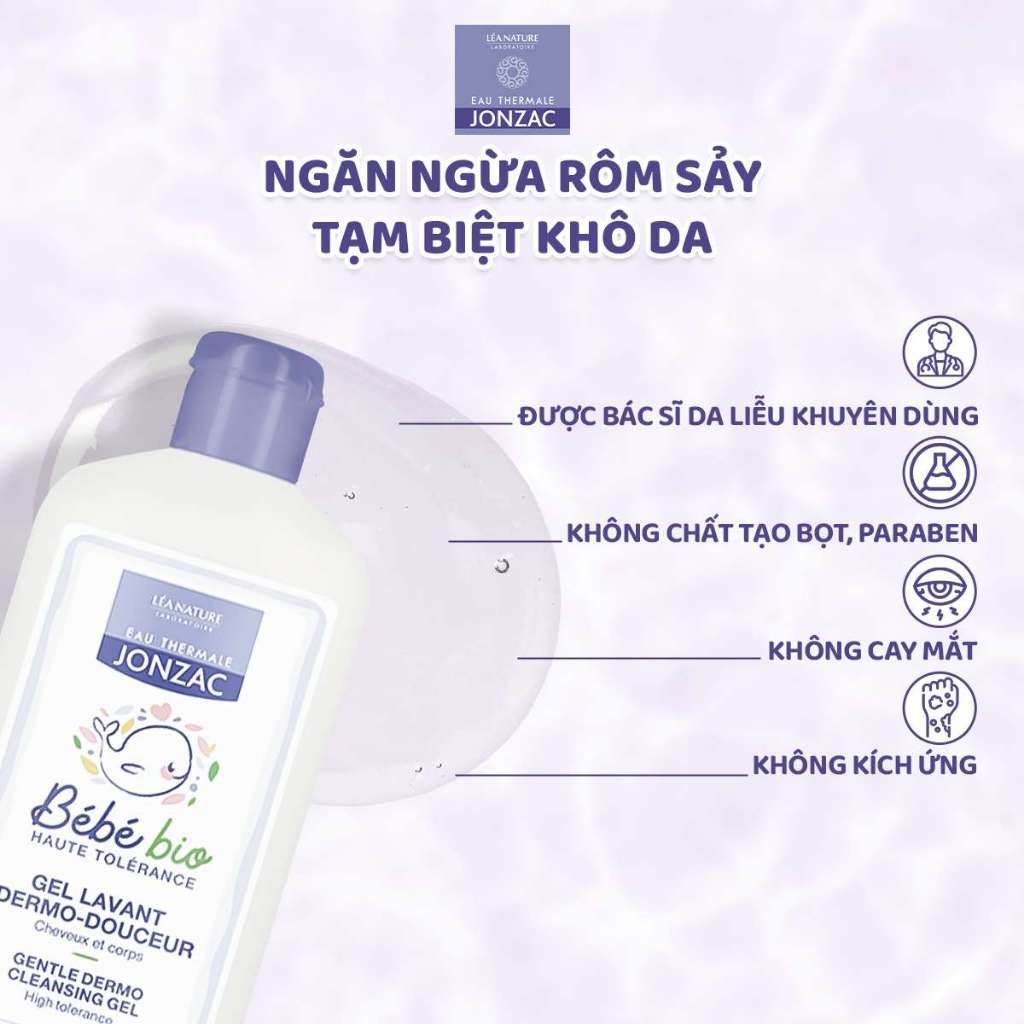 [LIVESTREAM] Gel Tắm Gội Hữu Cơ JONZAC Dành Cho Bé Từ Sơ Sinh (250Ml-500Ml)