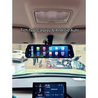 Camera hành trình ô tô A10 Bản đồ dẫn đường Kết nối Apple Carplay/Android Auto Ghi hình 4K Quay đêm sắc nét BH 12 tháng