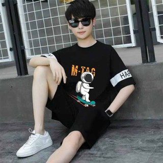 Set Bộ Quần Áo Thể Thao Nam ⚡️ FreeShip - Giá Sập Sàn ⚡️ Đồ tập gym in chữ phối màu họa tiết M-TAG K1